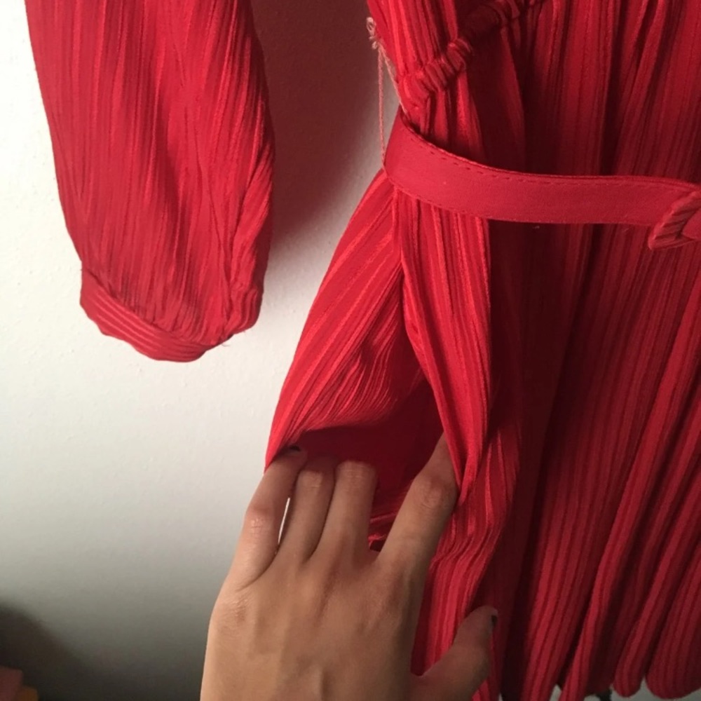 Red dress